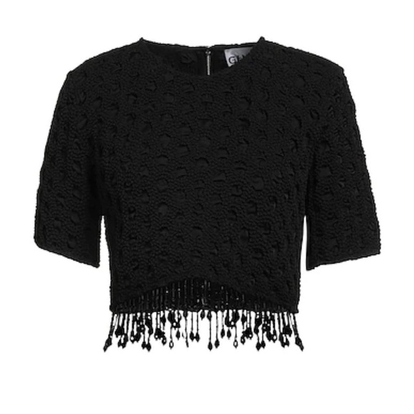 Ganni beaded top black - Picture 2 of 14